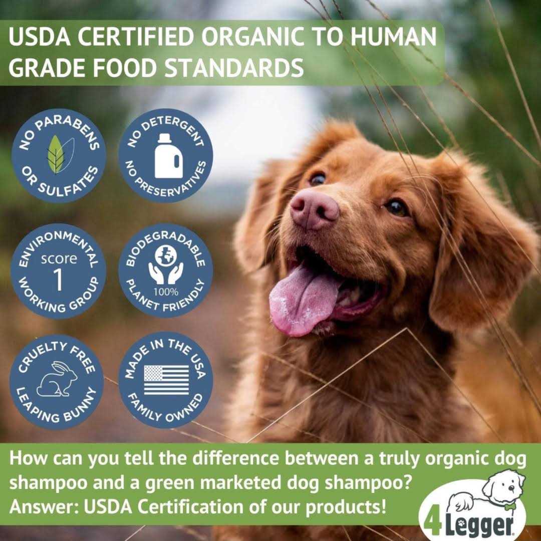 Certified Organic Hypoallergenic Dog Shampoo with Aloe and Lemongrass L84472