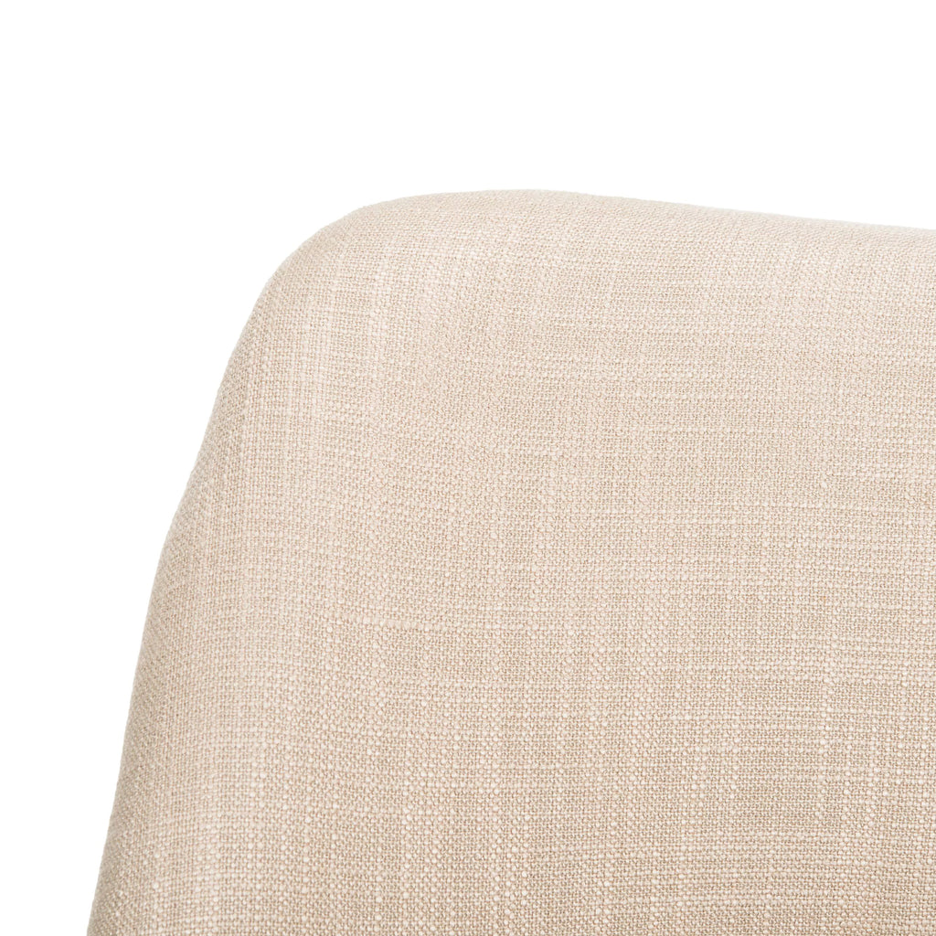 Beige Natural Accent Chair with Pillow L934