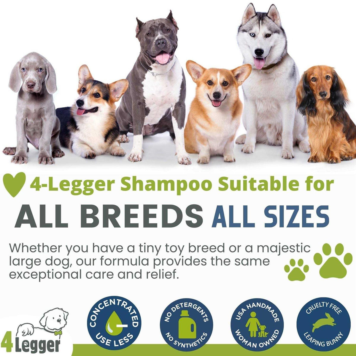 Certified Organic Hypoallergenic Dog Shampoo with Aloe and Lemongrass L84472
