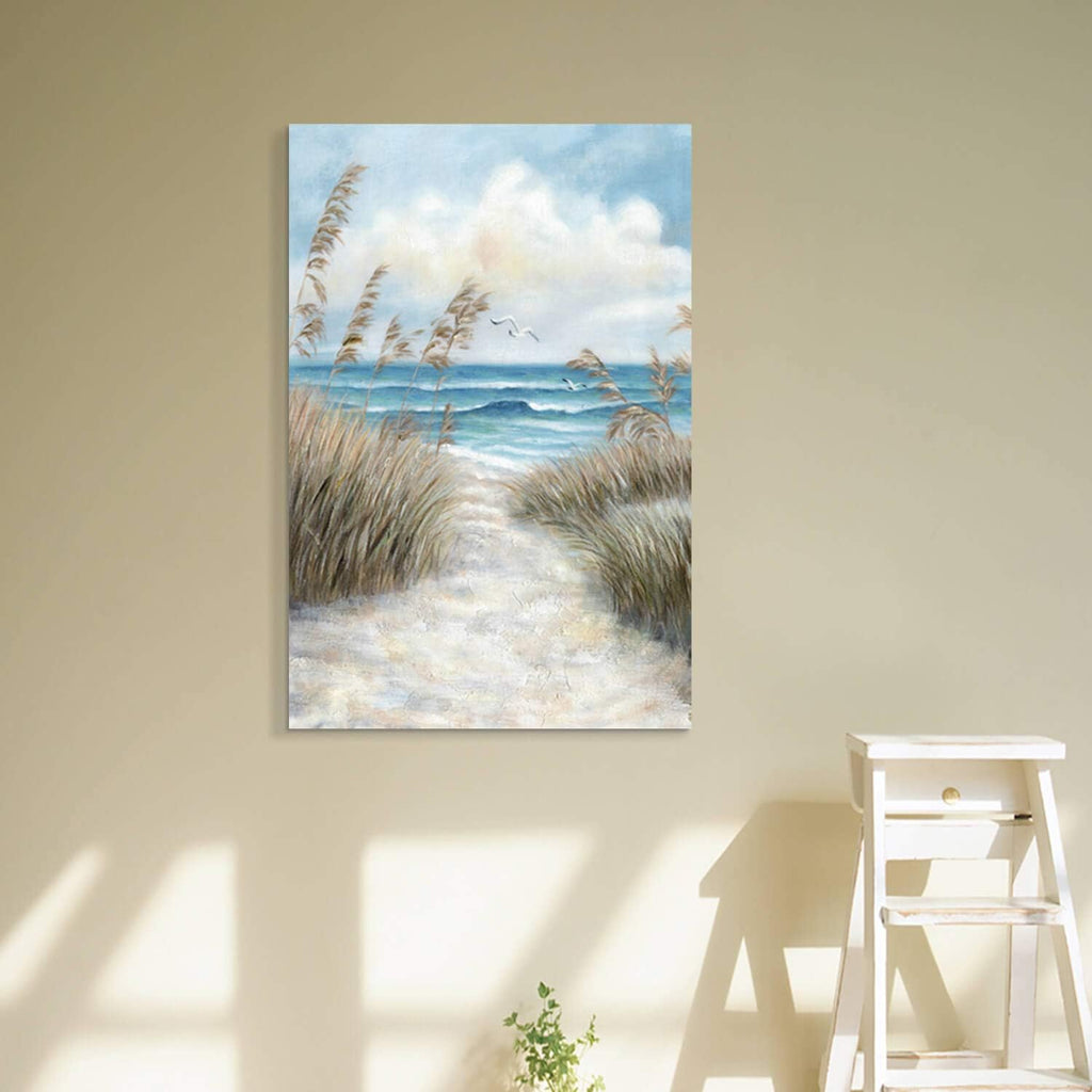 Seascape Canvas Abstract Wall Art Painting R600