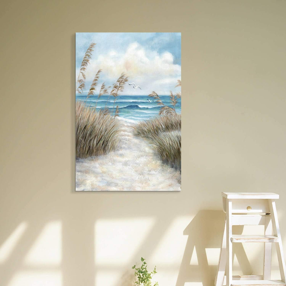 Seascape Canvas Abstract Wall Art Painting R600