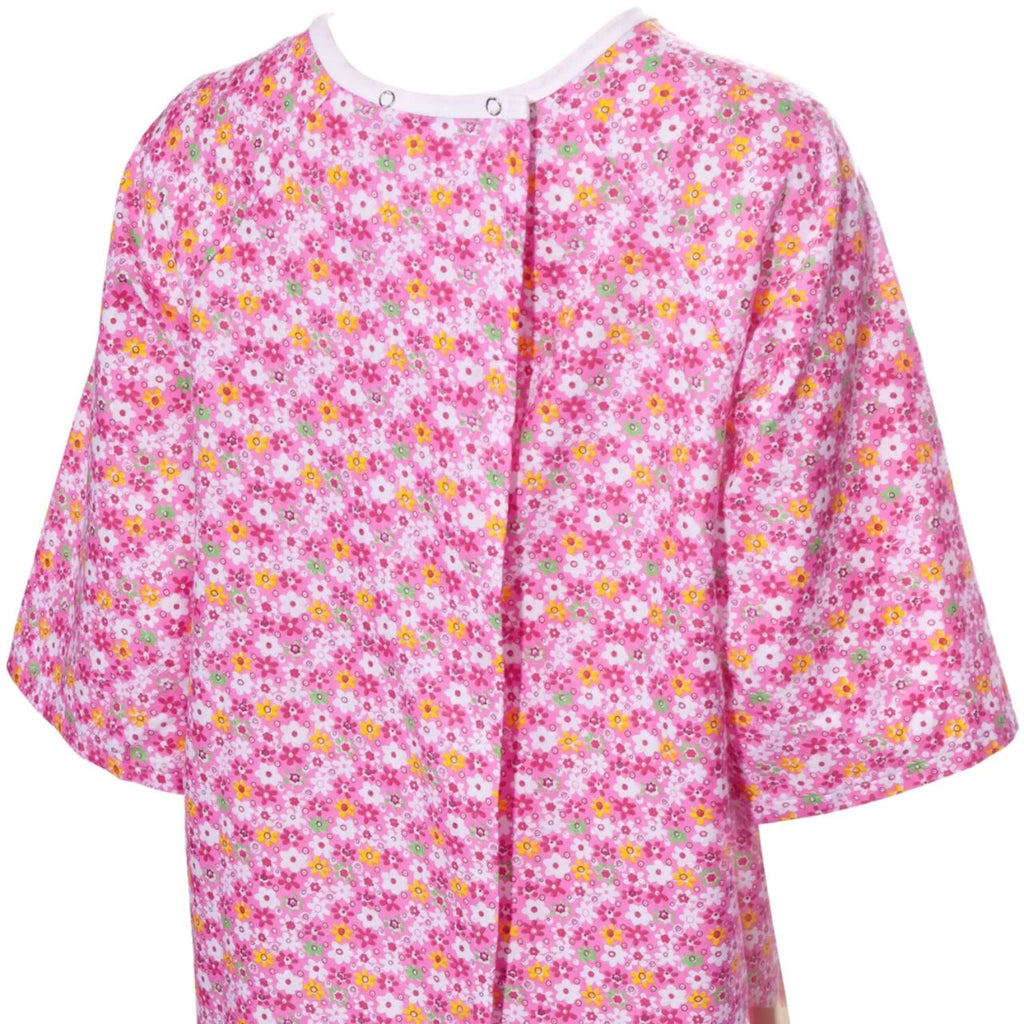 Flannel Nightgown with Shoulder Wrap R705534