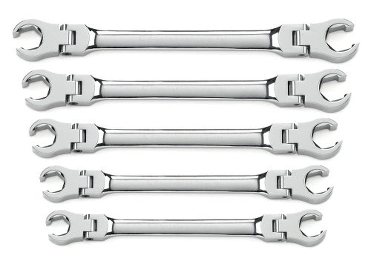 5 Piece Flex Flare Nut Wrench Set SAE A8986